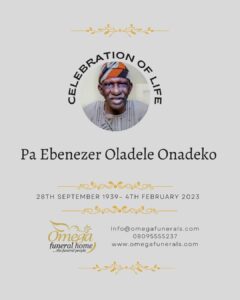 Pa Ebenezer Oladele Onadeko