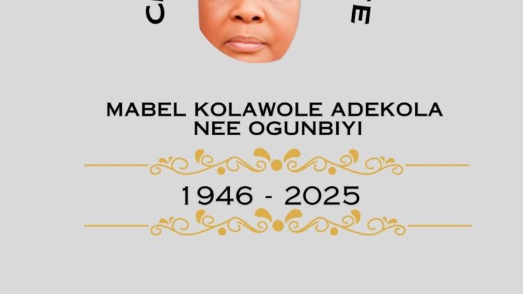 Mabel Kolawole Adekola Nee Ogunbiyi