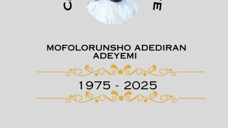 Mofolorunsho Adediran Adeyemi