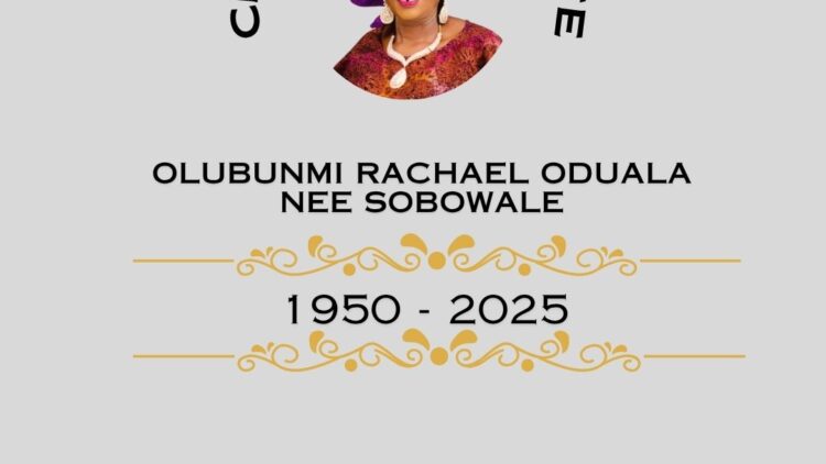 Olubunmi Rachael Oduala Nee Sobowale