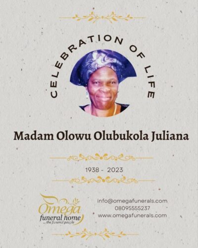 Madam Olowu Olubukola Juliana