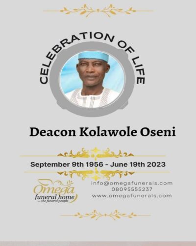 Deacon Kolawole Oseni