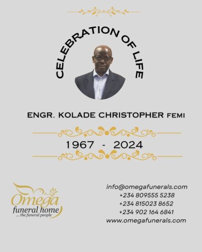 Engr. Kolade Christopher Femi