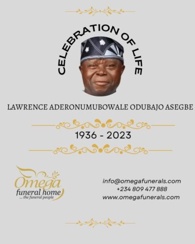 Lawrence Aderonumubowale Odubajo Asegbe