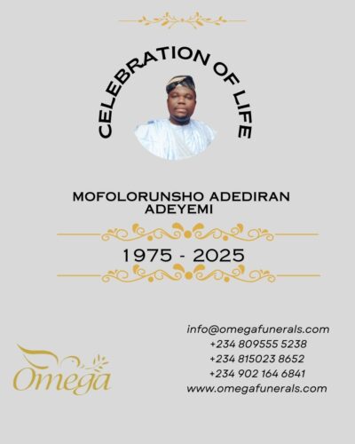 Mofolorunsho Adediran Adeyemi