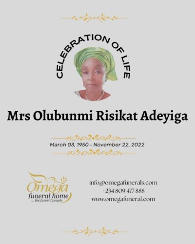 Mrs Olubunmi Risikat Adeyiga