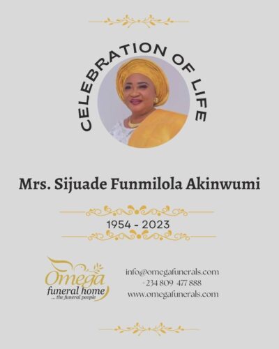 Mrs. Sijuade Funmilola Akinwunmi