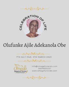 Olufunke Ajile Adekanola Obe