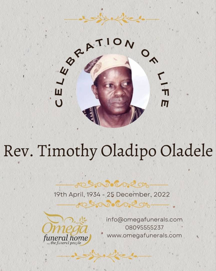 Rev. Timothy Oladipo Oladele